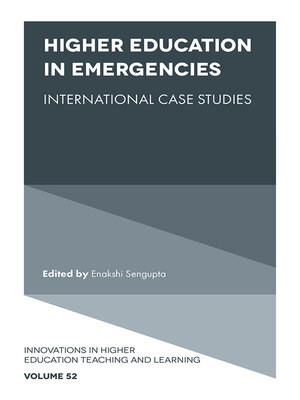 cover image of Higher Education in Emergencies